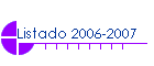 Listado 2006-2007